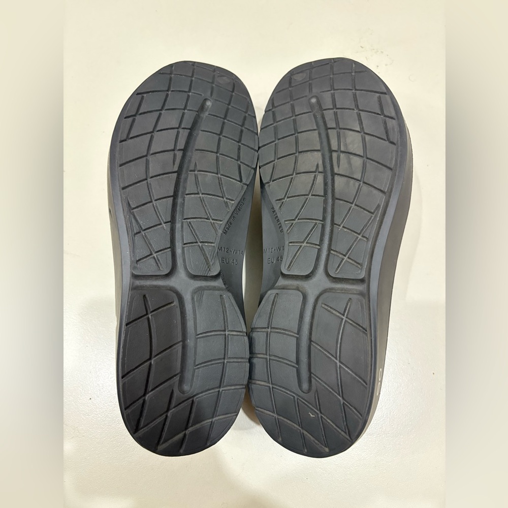 SOLD-Oofos 1300 Men's OOCANDOO Black Sandals Size 12 - Picture 6 of 9